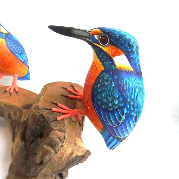 Wooden Kingfishers Ornament