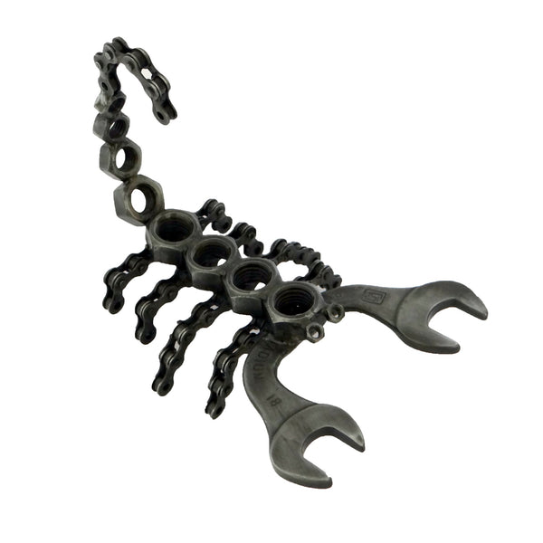 Bike Chain and Nut Scorpion Model