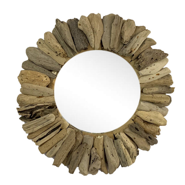 Driftwood Circular Wall Mirror
