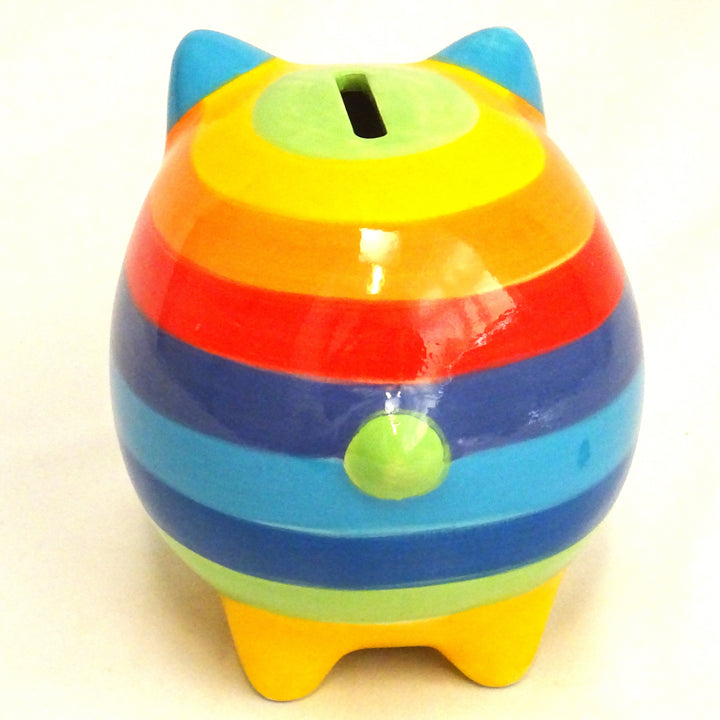 Rainbow Piggy Bank