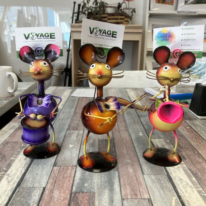 Band of Music Mice Card Holders - Voyage Fair Trade