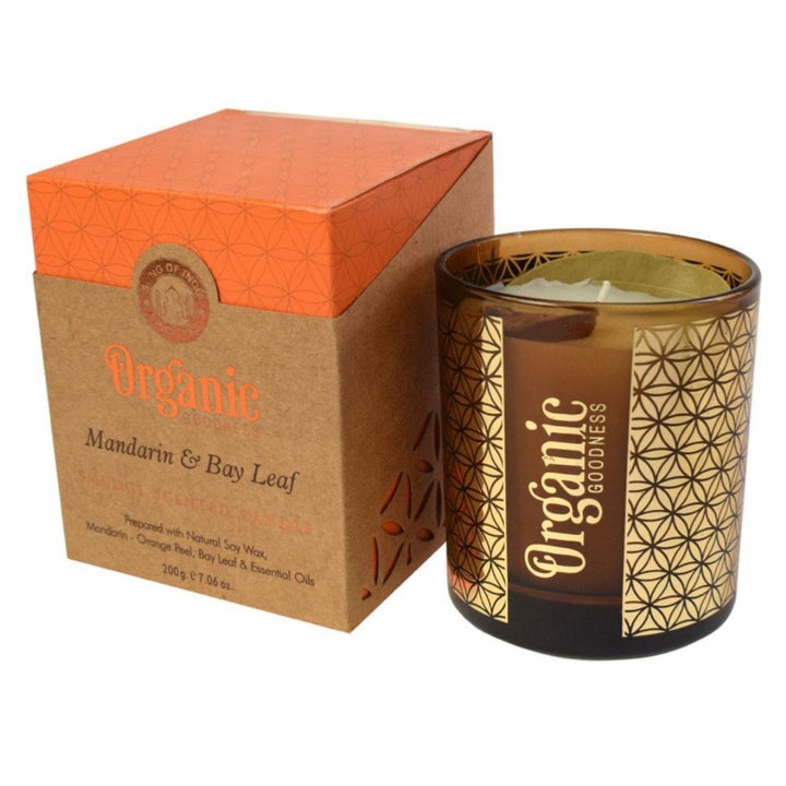 Candle - Mandarin & Bay Leaf Scent - Voyage Fair Trade