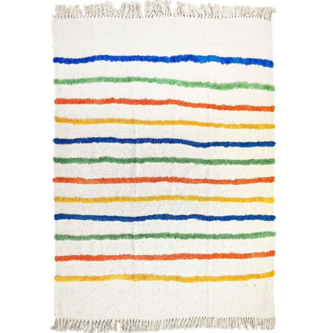 Throw Rainbow Stripes - Voyage Fair Trade