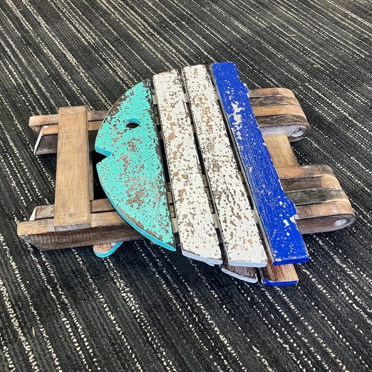 Small Wooden Fish Table Foldable | Homeware | Voyage Fair Trade