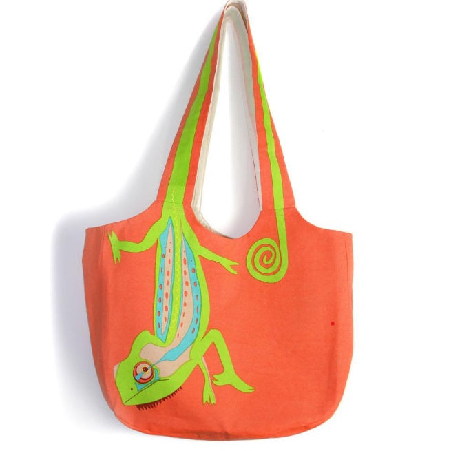 Green Chameleon Shoulder Bag - Voyage Fair Trade