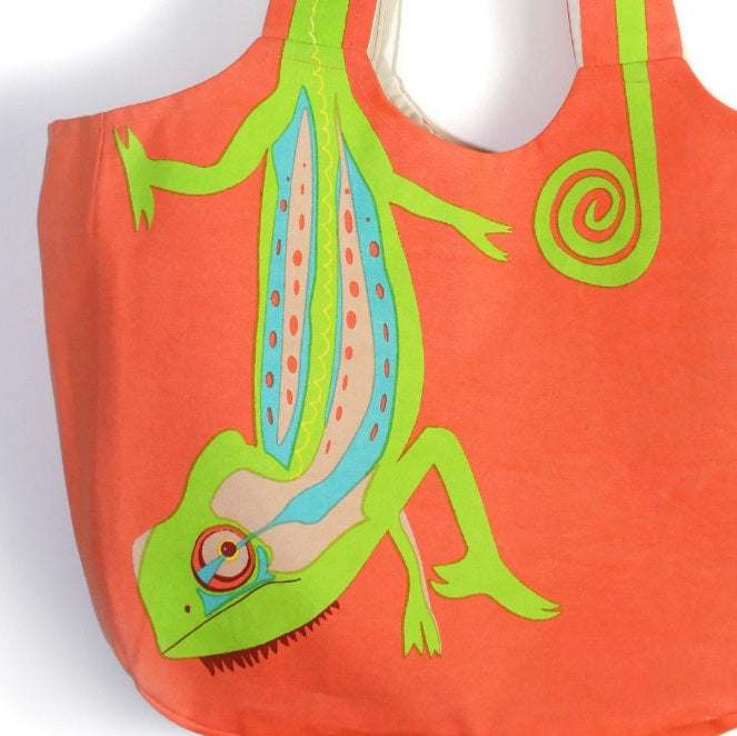 Green Chameleon Shoulder Bag - Voyage Fair Trade