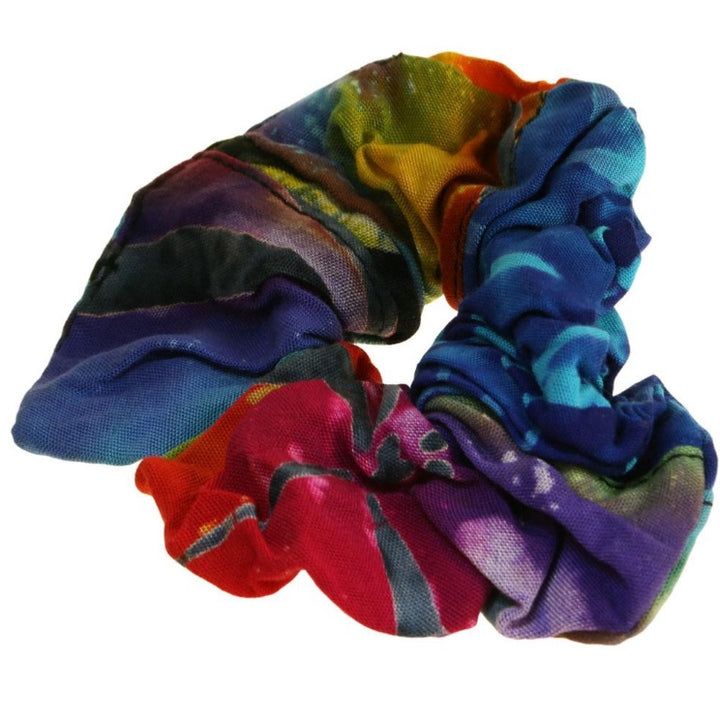 Hair scrunchie patchwork, multi-coloured - Voyage Fair Trade