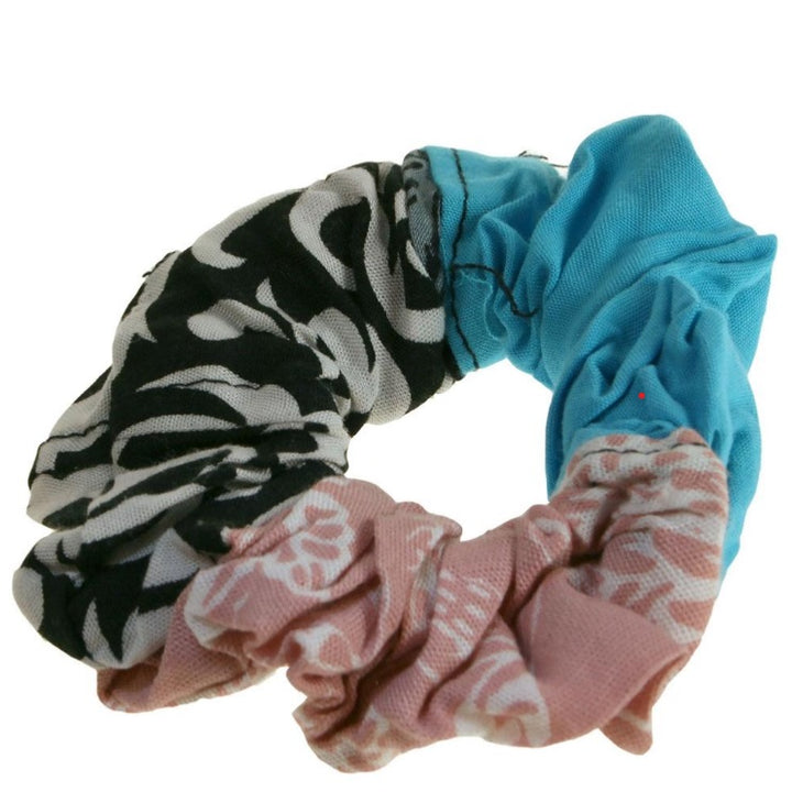 Hair scrunchie patchwork, multi-coloured - Voyage Fair Trade