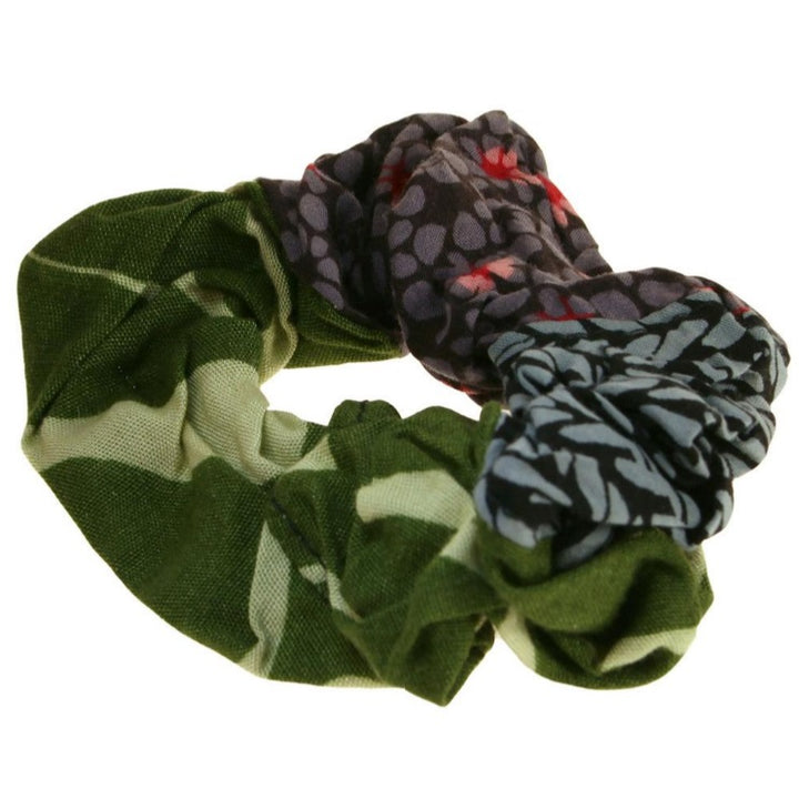 Hair scrunchie patchwork, multi-coloured - Voyage Fair Trade