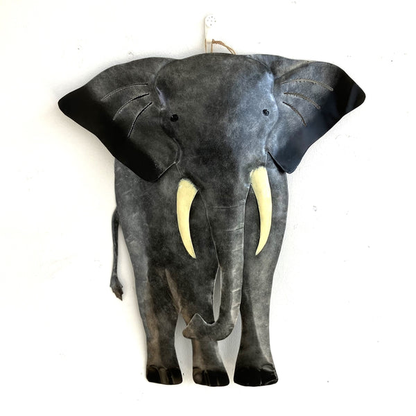 Metal Hanging Elephant Ornament