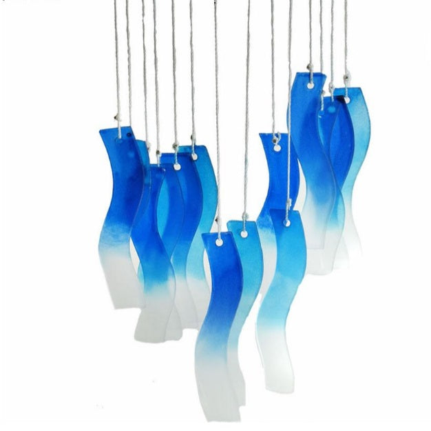 Mobile with Glass Blue & Clear - Voyage Fair Trade