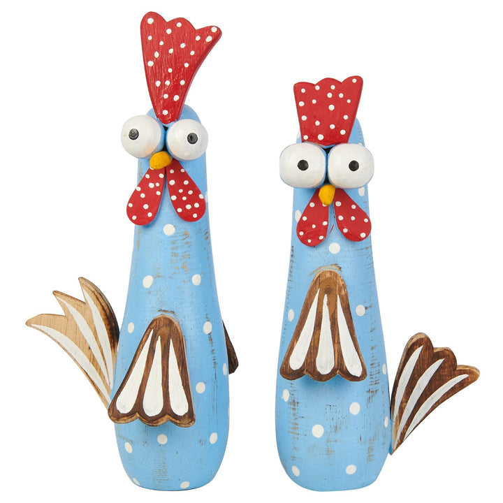 Pair of Cartoon Chickens - Voyage Fair Trade