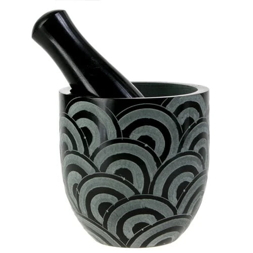 Soapstone Pestle & Mortar - Voyage Fair Trade