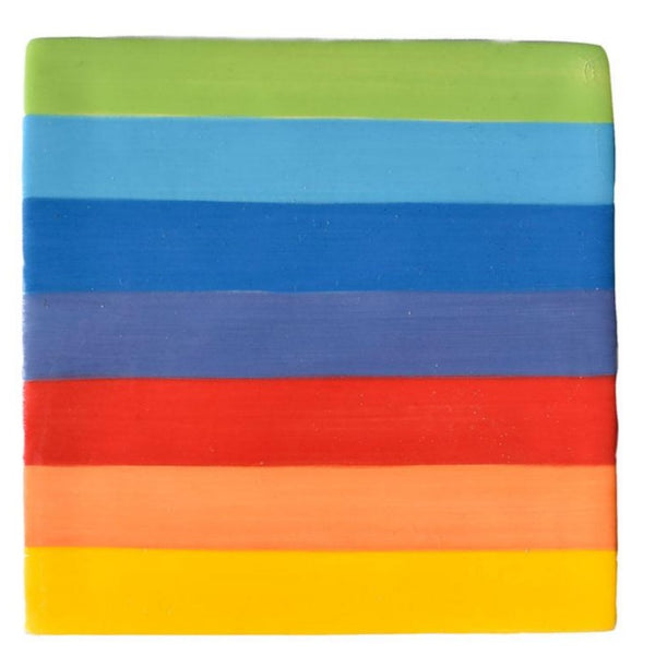 Square Rainbow Coaster - Single