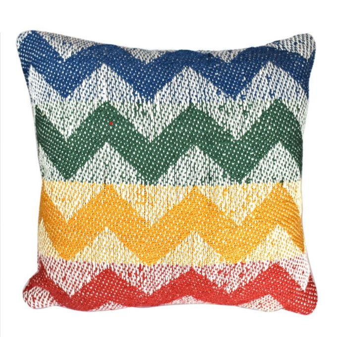 Rainbow Cushion Cover 40x40cm - Voyage Fair Trade