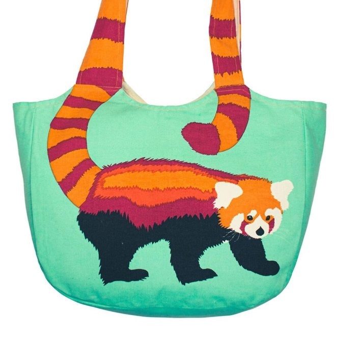 Red Panda Shoulder Bag - Voyage Fair Trade