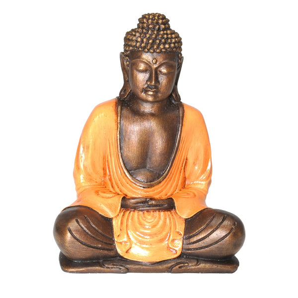 Resin Orange Thai Buddha