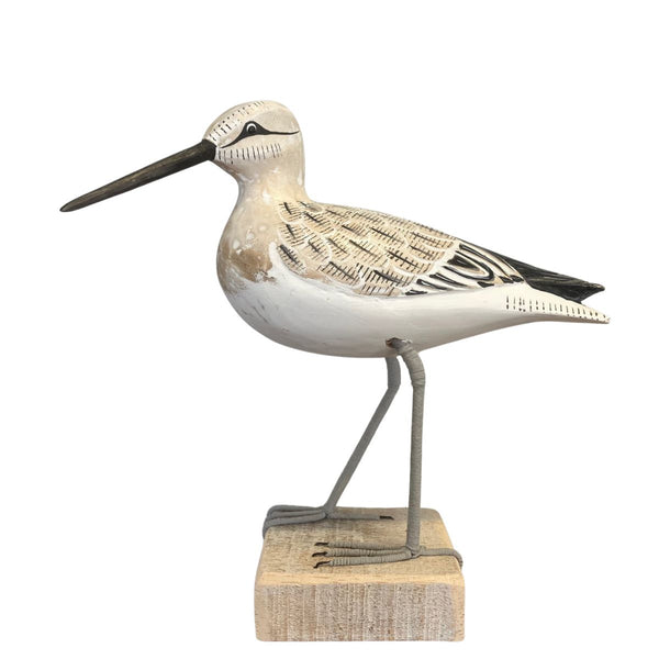 Sandpiper Bird Wooden Ornament - Voyage Fair Trade
