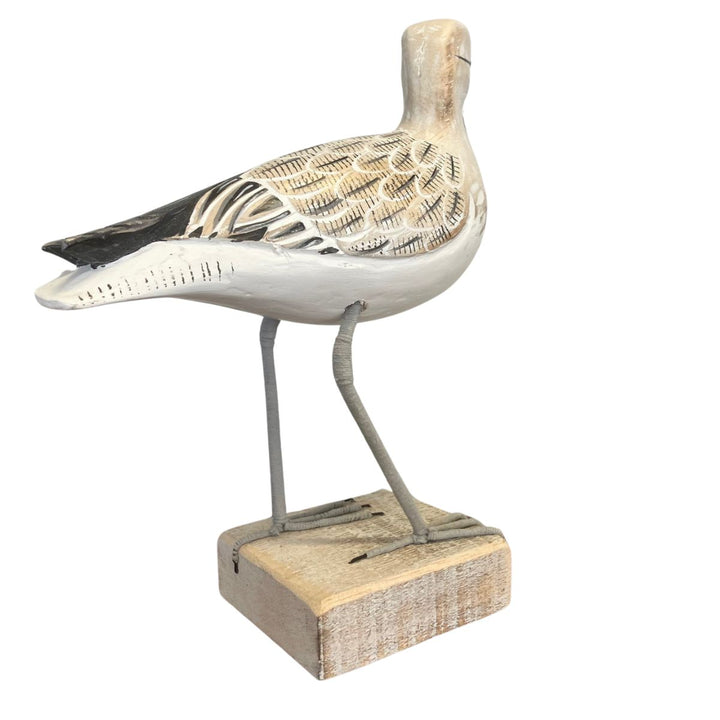 Sandpiper Bird Wooden Ornament - Voyage Fair Trade