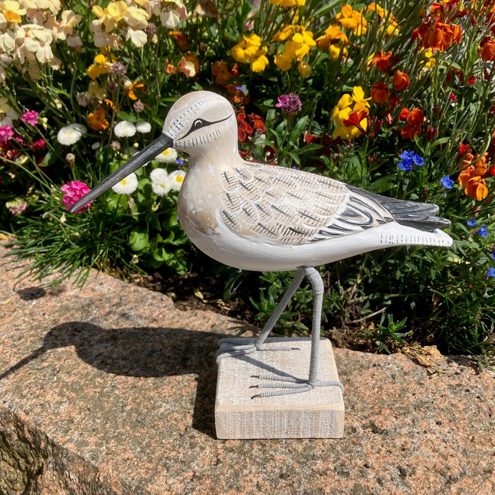 Sandpiper Bird Wooden Ornament - Voyage Fair Trade