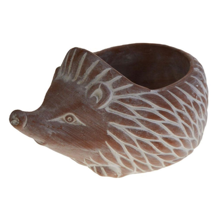 Terracotta Plant Pot, Hedgehog - Voyage Fair Trade