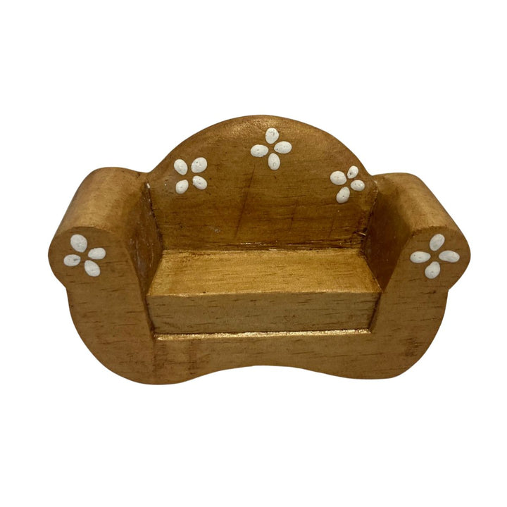 Wooden Cats on a Sofa Ornament - Voyage Fair Trade