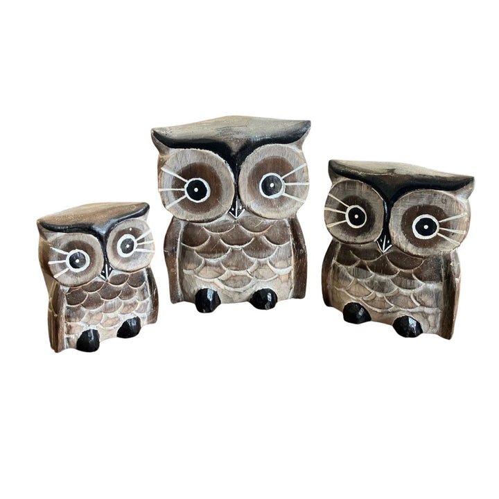 Family of 3 Owl Models - Voyage Fair Trade