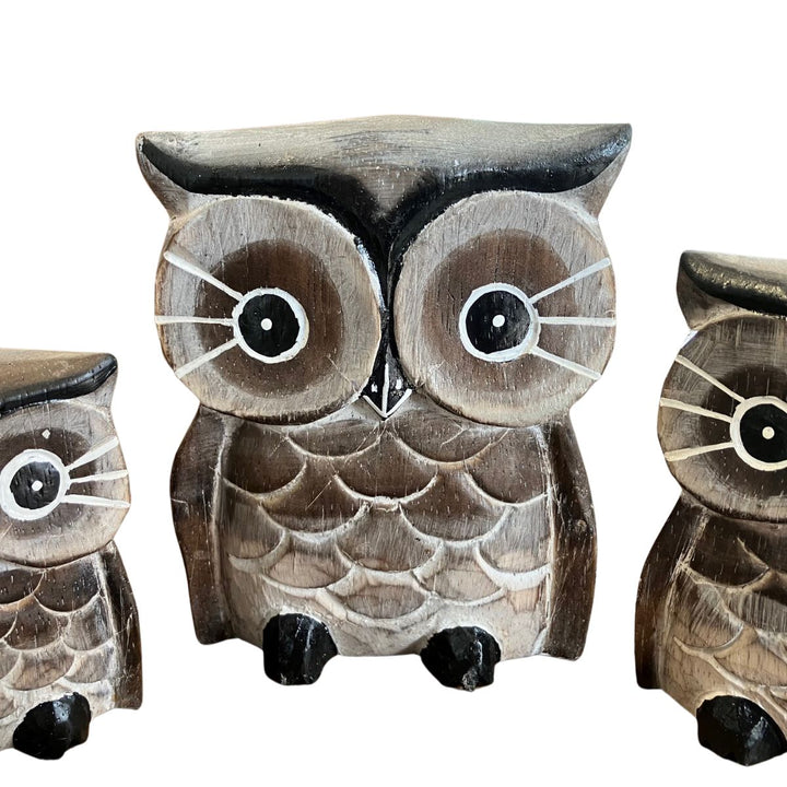 Family of 3 Owl Models - Voyage Fair Trade