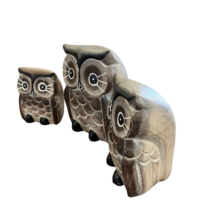 Family of 3 Owl Models - Voyage Fair Trade