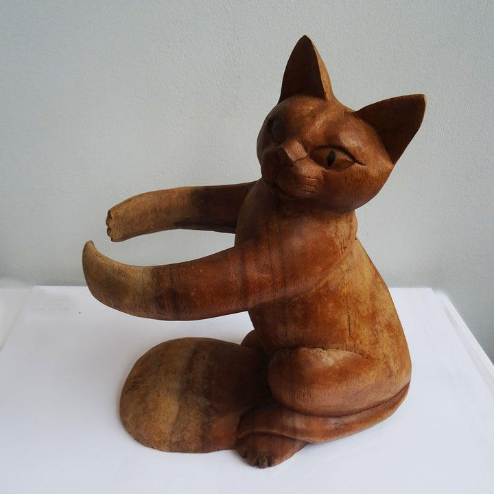 Cat Wine Holder - Voyage Fair Trade