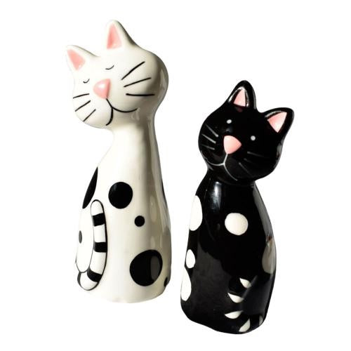 Cat Ceramic Salt and Pepper Shakers
