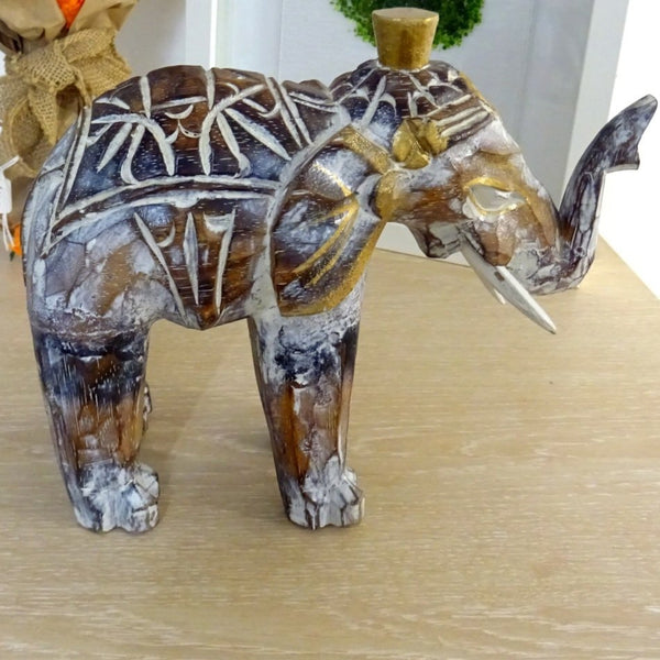Brown and Gold Elephant - Voyage Fair Trade