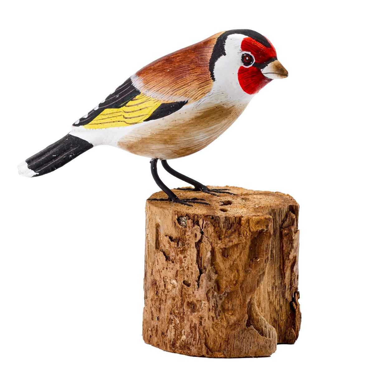 Goldfinch Bird Model | Wooden Ornaments | Voyage Fair Trade