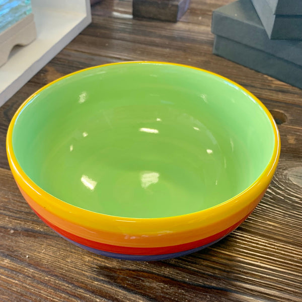 Rainbow Salad Bowl - Voyage Fair Trade