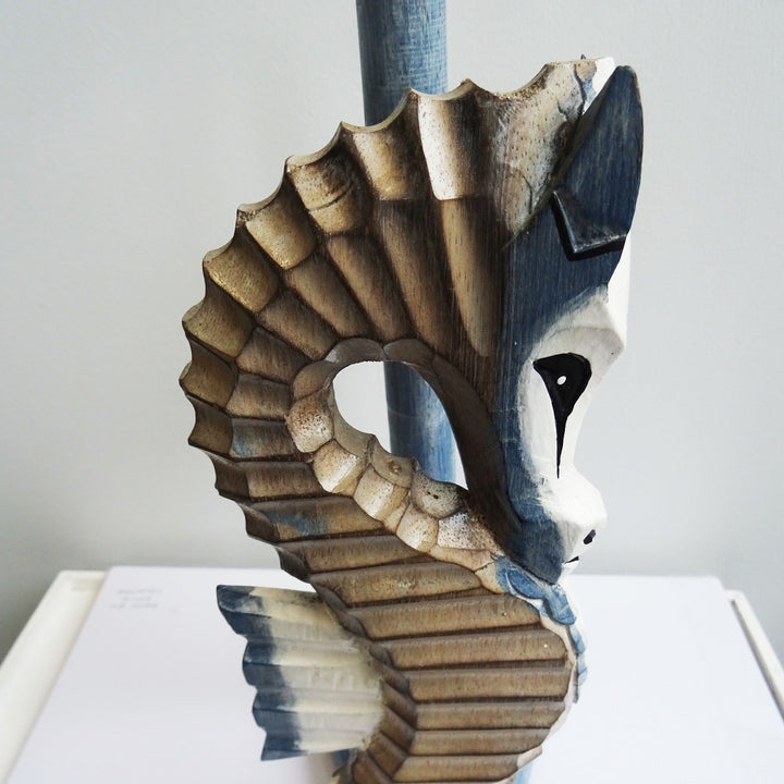 Wooden Seahorse Kitchen/Toilet Tissue Holder - Voyage Fair Trade