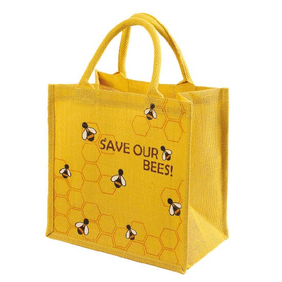 Save Our Bees Jute Bag