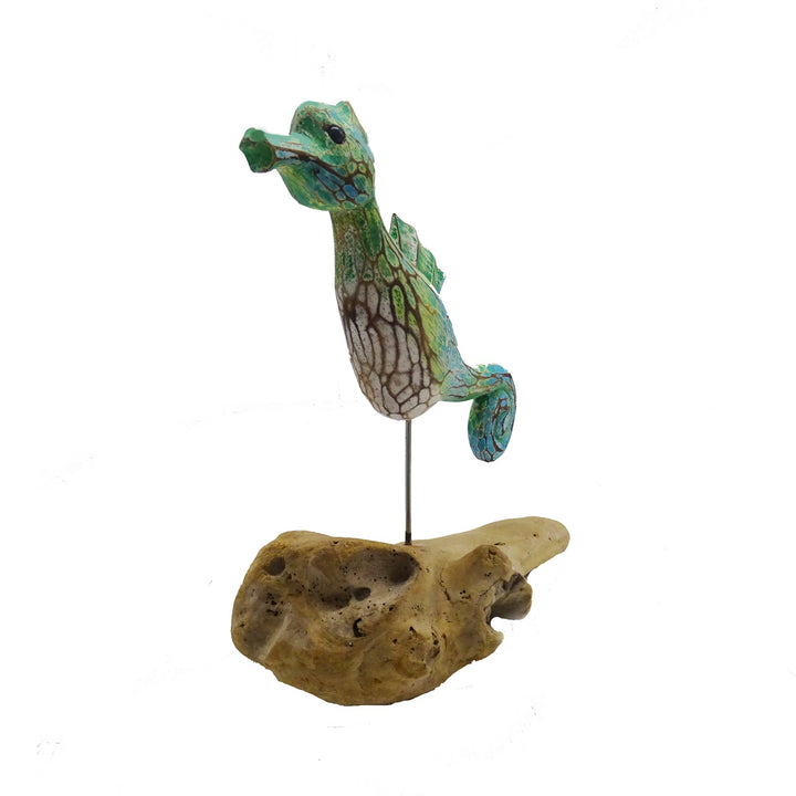 Seahorse on Driftwood - Voyage Fair Trade