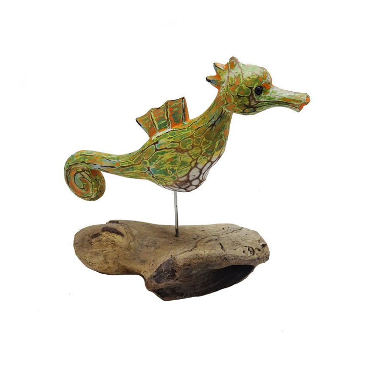 Seahorse on Driftwood - Voyage Fair Trade