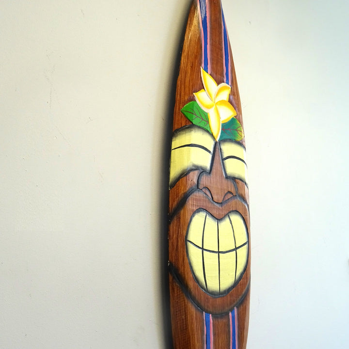 Wooden Smiling Surfboard Sign - Voyage Fair Trade